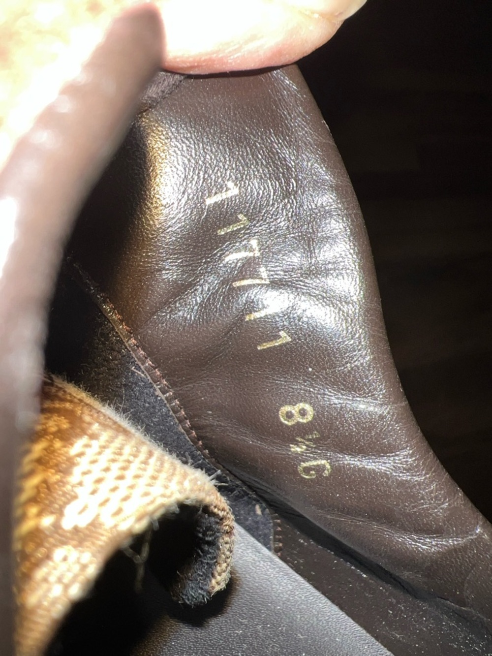 Gucci Brown GG Canvas Sneakers with Green and Red Web Stripe - Picture 6 of 6